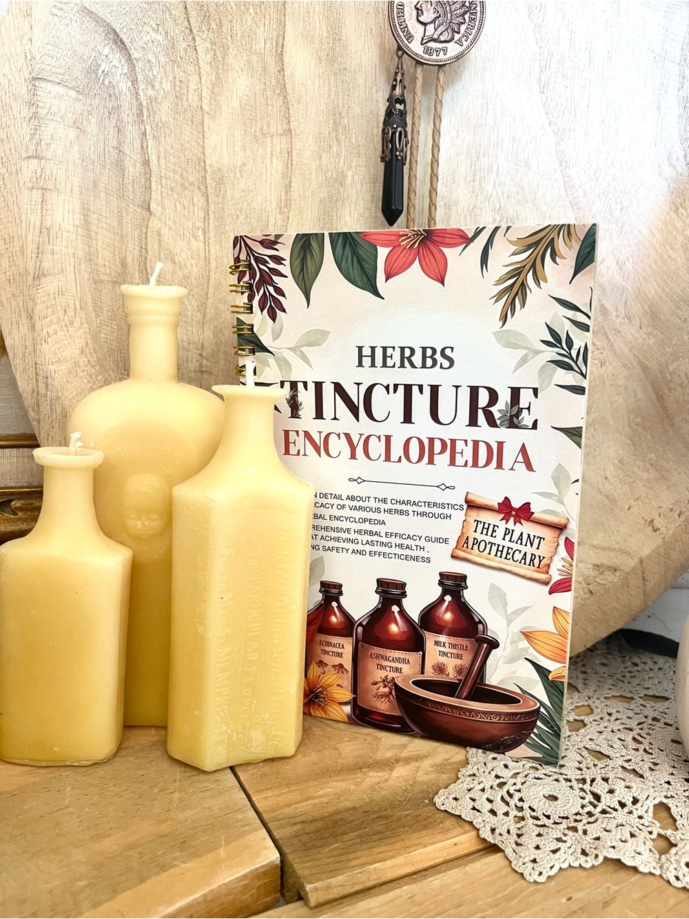 New! The Tincture Encyclopedia and Notebook Spiral Bound